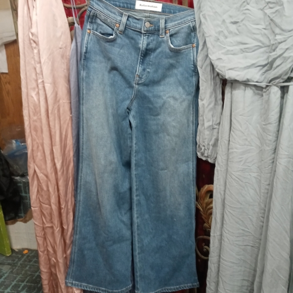 Reformation Lisa Wide Leg Jean NEW - Picture 2 of 3